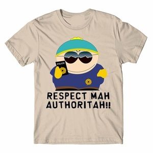 South Park T-Shirt Cartman RESPECT MAH AUTHORITAH Tee
